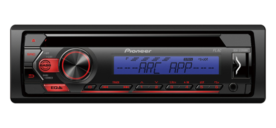 Vaizdas Pioneer, DEH-S120UBB CD RDS magnetola su USB, Aux įėjimu, FLAC                                                                                        