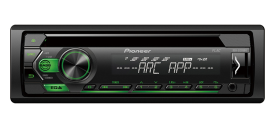 Vaizdas Pioneer, DEH-S120UBG CD RDS magnetola su USB, Aux įėjimu, FLAC                                                                                        