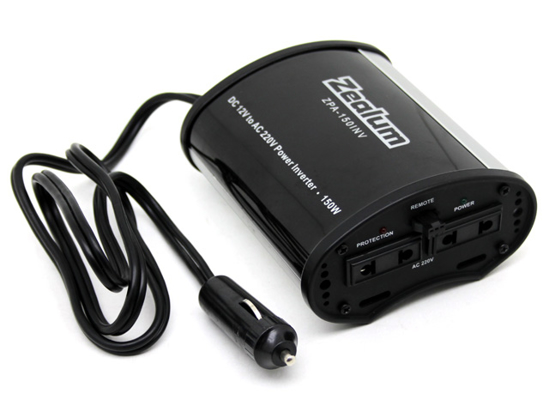 Picture of ZEALUM,12V DC -> 230V AC,150W, itampos keitiklis, ZPA-150INV                                                                                          