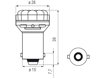 Vaizdas Bosma lemputė BA15s, raudona, šviesos diodai                                                                                                          