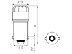Vaizdas Bosma lemputė BA15s, geltona, šviesos diodai                                                                                                          