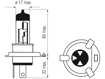 Vaizdas Bosma lemputė H4, 24V, 75/70W                                                                                                                         