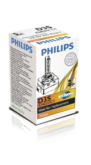 Vaizdas Philips, Lemputė XENON D3S 42403VIC1                                                                                                                  