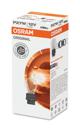 Vaizdas Osram lemputė, P27W, 27W, W2,5x16d, 3156                                                                                                              