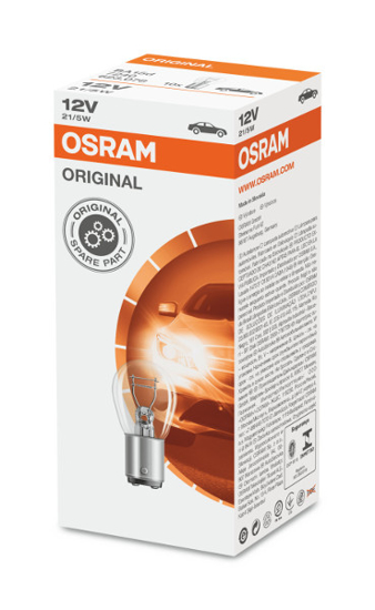 Vaizdas Osram lemputė, 21/5W, BA15d, 7240                                                                                                                     