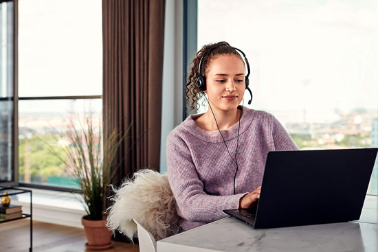 Vaizdas Epos Sennheiser Pc 5 Chat laidinės ausinės kompiuteriui – juodos                                                                                      