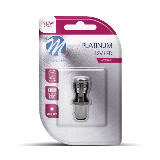 LED lempute BAY15d, raudona, 12-24V, 14x2835SMD   