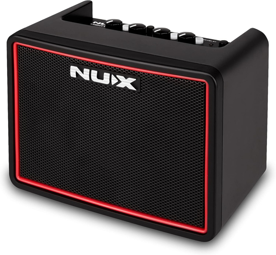 NUX | Mighty Lite nesiojamas gitaros stiprintuvas | Bugnu kilpos, efektai, „Bluetooth“, akumuliatoriaus arba maitinimo tinklo veikimas 