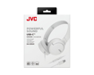 JVC, HA-S33UC-WU, baltos sp. dinamines ausines, mikrofonas                 